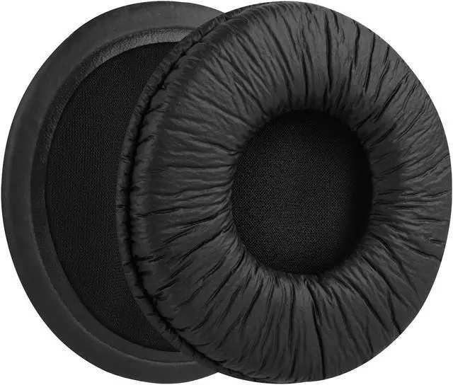 Alt view image 2 of 11 - Geekria QuickFit Leatherette  Replacement Ear Pads for SONY MDR-V500DJ, MDR-V500 Headphones Earpads, Headset Ear Cushion Repair Parts (Black)