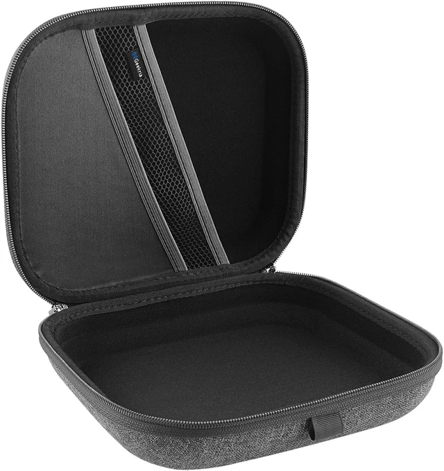 Alt view image 2 of 6 - Geekria Shield Headphones Case Compatible with Sony WH-1000XM5, WH-CH710N, WH-CH700N, WH-1000XM4, WH-XB910N Case, Replacement Hard Shell Travel Carrying Bag with Cable Storage (Gery)