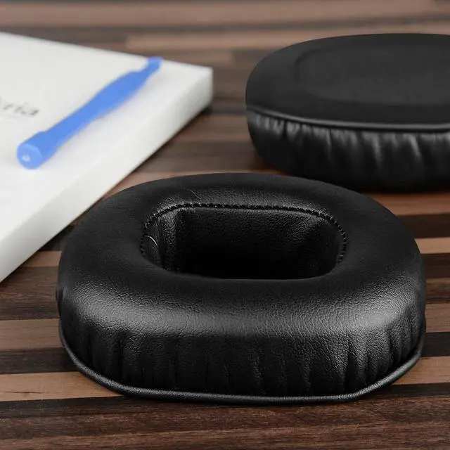 Alt view image 4 of 8 - Geekria QuickFit Protein Leather Replacement Ear Pads for Razer Tiamat 2.2, Tiamat 7.1 Headphones Ear Cushions, Headset Earpads, Ear Cups Repair Parts Not Fit Tiamat 7.1 v2