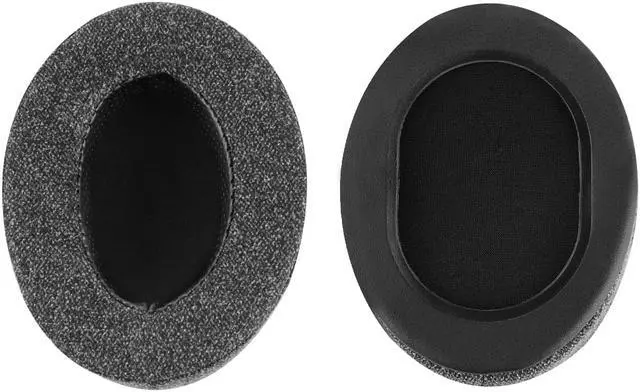Alt view image 4 of 10 - Geekria Comfort Linen Replacement Ear Pads for Audio-Technica ATH-M50XBT ATH-M50xBT2 ATH-M50X M40X M30X M20X M10X ATH-ANC9 Headphones Earpads, Headset Ear Cushion Repair Parts (Dark Grey)