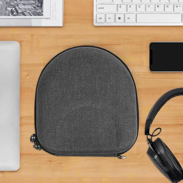Alt view image 8 of 12 - Headphones Case for Women Small Folding On-Ear Headphones Kanen I39, Ailihen I35, SoundIntone Ms200, Liboer, Marvotek On-ear and more / Hard Shell Carrying Case / Headset Travel Bag