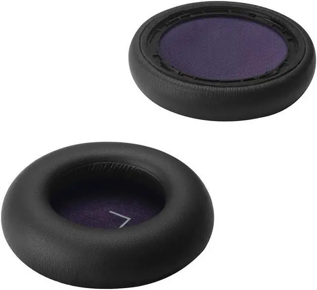 Alt view image 2 of 6 - Geekria QuickFit Protein Leather Replacement Ear Pads for Plantronics BackBeat PRO Headphones Ear Cushions, Headset Earpads, Ear Cups Repair Parts (Black)