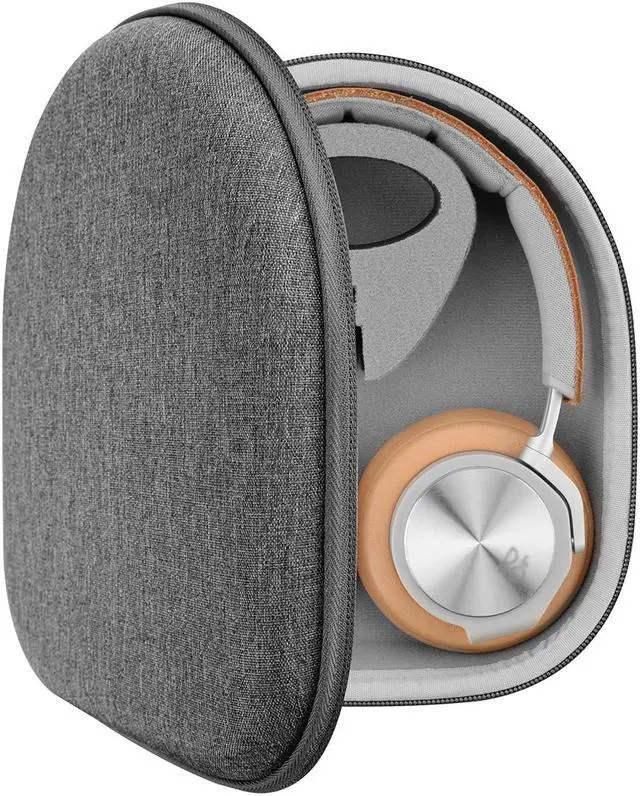 Alt view image 3 of 11 - Geekria Shield Headphones Case Compatible with B&O PLAY Beoplay H9i, H95, H9, H8, H6, H4, H2 Case, Replacement Hard Shell Travel Carrying Bag with Cable Storage (Gery)
