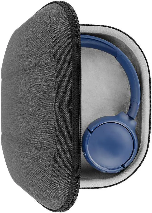 Main image of Geekria Shield Headphones Case Compatible with JBL Tune 660 BTNC, TUNE 700BT, Tune 510BT, Tune 560BT, Live 460NC Case, Replacement Hard Shell Travel Carrying Bag with Cable Storage (Dark Grey)