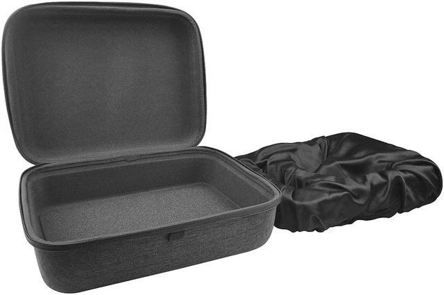 Alt view image 4 of 10 - Geekria Shield Case for Large-Sized Over-Ear Headphones, Replacement Protective Hard Shell Travel Carrying Bag with Cable Storage, Compatible with Sennheiser HD820 (Drak Grey)