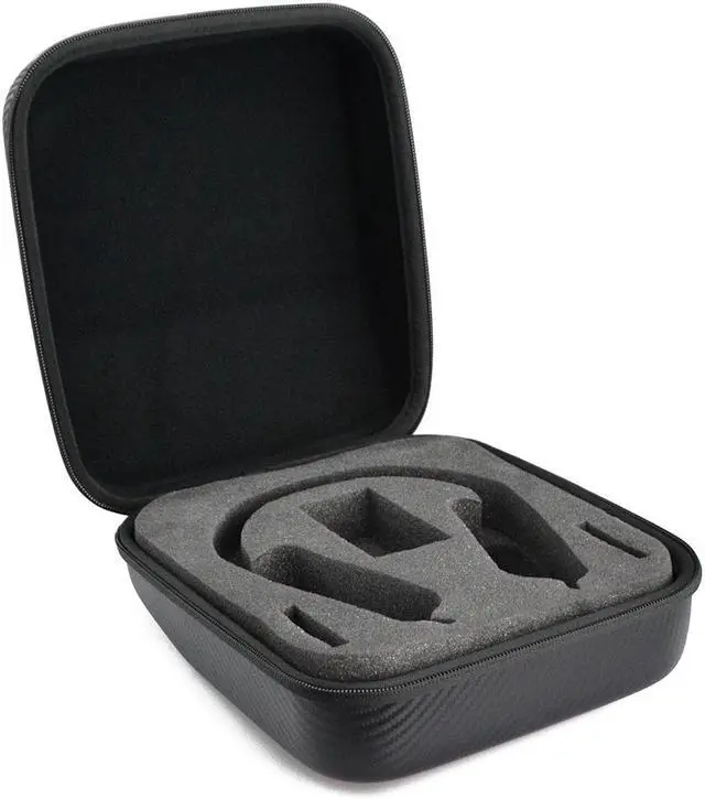 Alt view image 4 of 9 - Geekria Shield Case for Large-Sized Over-Ear Headphones, Replacement Protective Hard Shell Travel Carrying Bag with Cable Storage, Compatible with Sennheiser HD 599, HD 598, AKG K167 (Black)