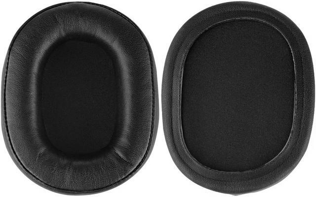 Alt view image 4 of 8 - Geekria QuickFit Protein Leather Replacement Ear Pads for Audio-Technica ATH-MSR7 MSR7NC MSR7BK MSR7GM Headphones Earpads, Headset Ear Cushion Repair Parts (Black)