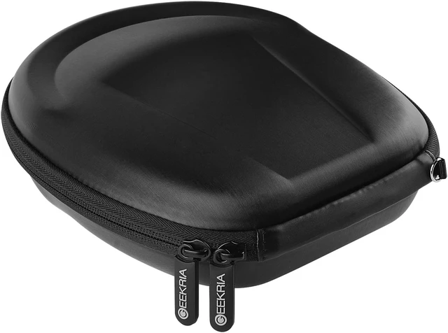 Alt view image 7 of 9 - geekria ultrashell headphones case for parrot zik, bose quietcomfort qc3, qc25, qc2, qc15, aroundear ae2w, ae2i, ae2, tp1, soundlink onear, oe, oe2, oe2i, grado, ath, akg, jbl, foldable headphones /