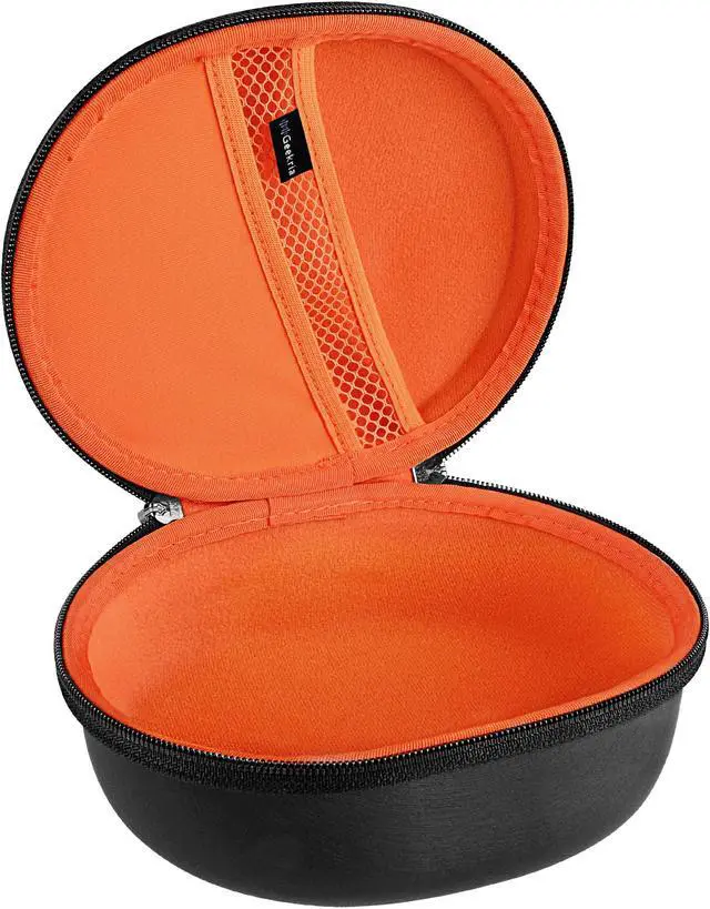 Alt view image 3 of 10 - headphones case for skullcandy crusher bluetooth wireless, sennheiser hd 4.30i, hd 4.30g, hd 4.20, hd 2.30, momentum 2.0, mm550x, hard shell carrying case/headset travel bag black pu