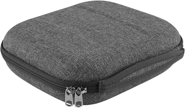 Alt view image 5 of 6 - Geekria Shield Headphones Case Compatible with Sony WH-1000XM5, WH-CH710N, WH-CH700N, WH-1000XM4, WH-XB910N Case, Replacement Hard Shell Travel Carrying Bag with Cable Storage (Gery)
