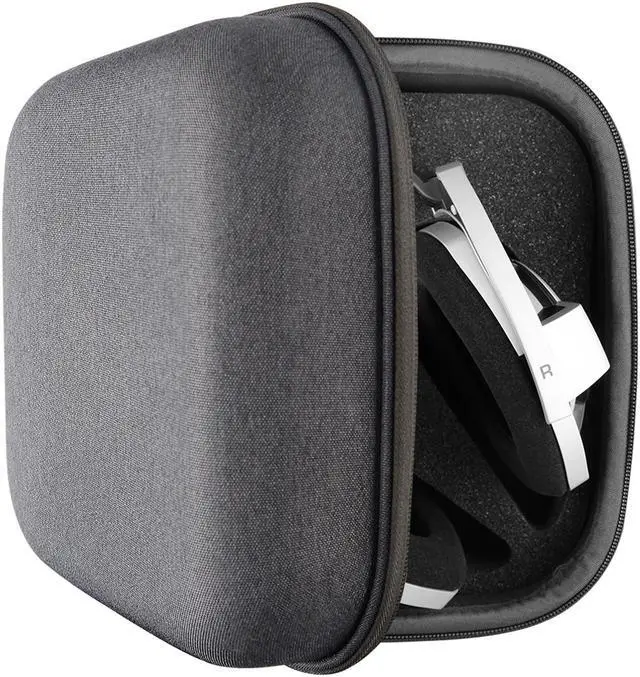 Main image of Geekria Shield Case for Large-Sized Over-Ear Headphones, Replacement Protective Hard Shell Travel Carrying Bag with Cable Storage, Compatible with Sennheiser HD800, Beyerdynamic T1 (Drak Grey)