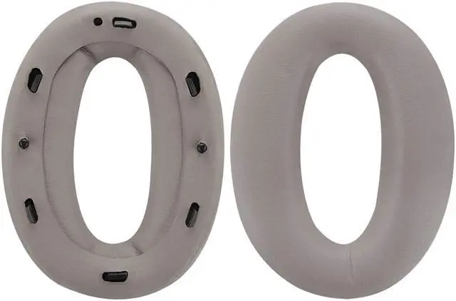 Alt view image 3 of 6 - Geekria QuickFit Protein Leather Replacement Ear Pads for Sony WH-1000XM2, MDR-1000X Headphones Ear Cushions, Headset Earpads, Ear Cups Repair Parts (Champagne Gold)