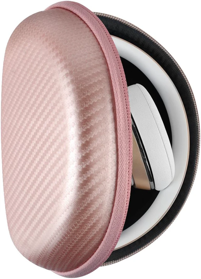 Alt view image 2 of 9 - geekria ultrashell beats solo3, solo 3, solo2 wireless onear headphones hard carrying case/headset protective travel bag with space for cable, charger and accessories rose gold