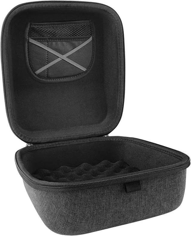 Alt view image 3 of 10 - Geekria Shield Case for Large-Sized Over-Ear Headphones, Replacement Protective Hard Shell Travel Carrying Bag with Cable Storage, Compatible with ATH-WP900, SONY MDR-Z7M2 (Drak Grey)