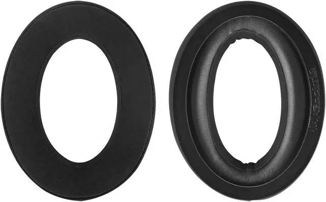 Alt view image 4 of 8 - Geekria Comfort Velour Replacement Ear Pads for Sennheiser HD598, HD598SE, HD598CS, HD598SR, HD595 Headphones Ear Cushions, Headset Earpads, Ear Cups Repair Parts (Black)