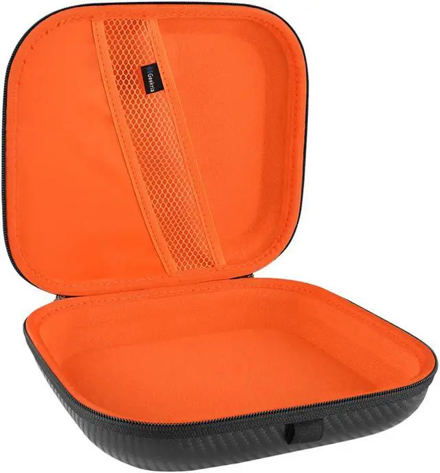 Alt view image 2 of 6 - Geekria Shield Case Compatible with Pioneer HDJ-2000, HDJ-1500 for Foldable / Lay Flat Over-Ear Headphones, Replacement Hard Shell Travel Carrying Bag with Cable Storage (Black)