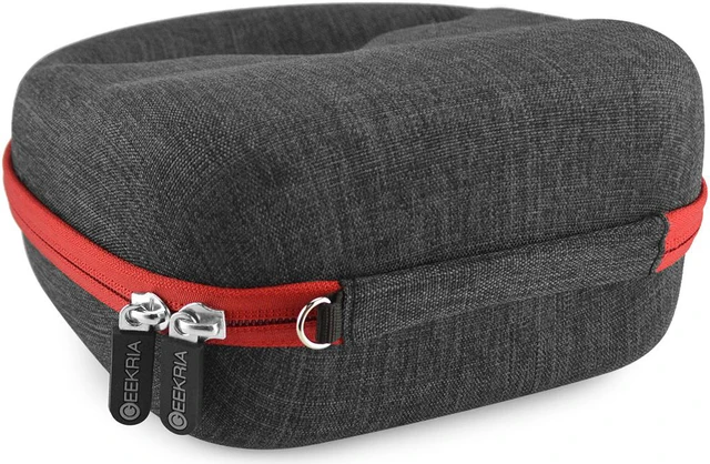Alt view image 6 of 8 - Headphones Case for Sennheiser HD 598, MOMENTUM, Skullcandy Hesh, Crusher, ATH-M50X, Beats Studio, Mixr and More / Headphone Hard Shell Large Carrying Case / Headset Travel Bag (Gray)