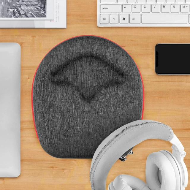 Alt view image 7 of 8 - Headphones Case for Sennheiser HD 598, MOMENTUM, Skullcandy Hesh, Crusher, ATH-M50X, Beats Studio, Mixr and More / Headphone Hard Shell Large Carrying Case / Headset Travel Bag (Gray)