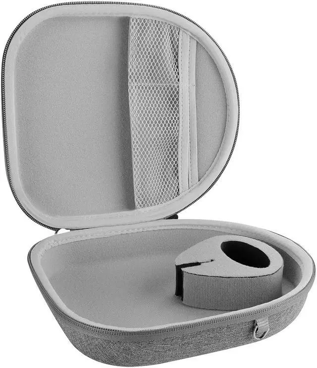 Alt view image 4 of 11 - Geekria Shield Headphones Case Compatible with B&O PLAY Beoplay H9i, H95, H9, H8, H6, H4, H2 Case, Replacement Hard Shell Travel Carrying Bag with Cable Storage (Gery)