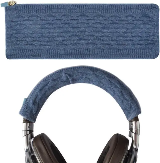 Main image of Geekria Knit Fabric Headband Pad Compatible with Sony WH1000XM3, WH1000XM2, MDR1000X, WHCH700N Headphone Replacement Headband / Headband Cushion / Replacement Pad Repair Parts (Blue)