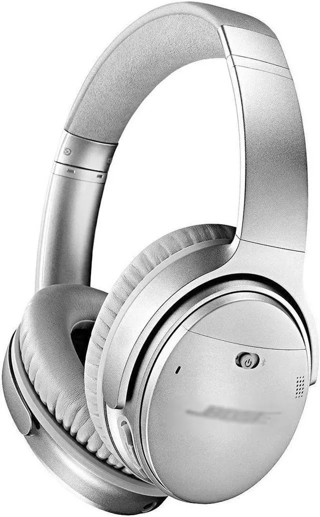 Alt view image 7 of 9 - Geekria QuickFit Protein Leather Replacement Ear Pads for Bose QuietComfort QC45 QC35 QC35 ii QC35 ii Gaming SoundLink Around-Ear 2 Headphones Earpads, Ear Cushion Repair Parts (Silver Grey)