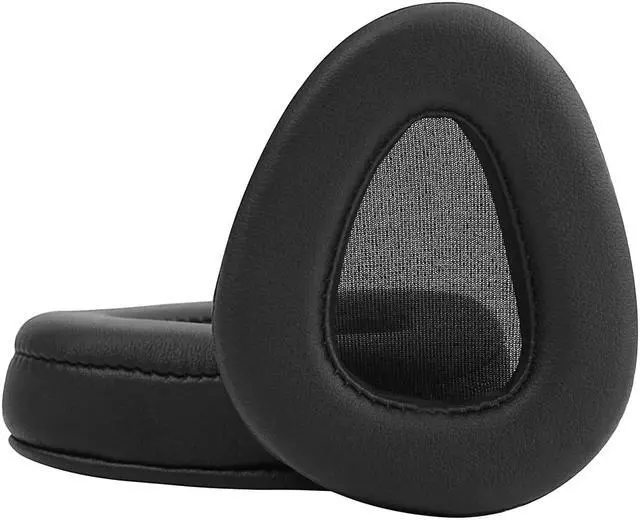 Alt view image 5 of 7 - Geekria QuickFit Protein Leather Replacement Ear Pads for Skullcandy Aviator, Aviator 2, Aviator2.0 Headphones Ear Cushions, Headset Earpads, Ear Cups Repair Parts (Black)