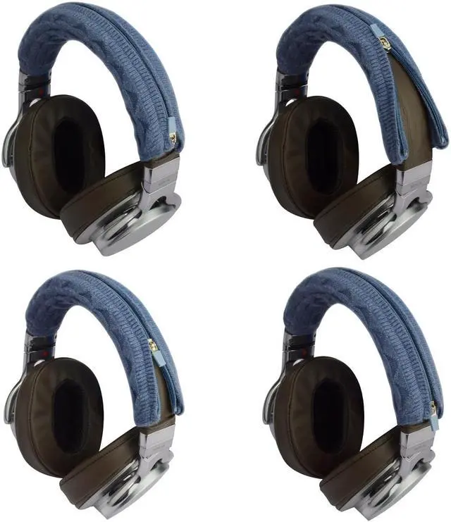 Alt view image 4 of 6 - Geekria Knit Fabric Headband Pad Compatible with Sony WH1000XM3, WH1000XM2, MDR1000X, WHCH700N Headphone Replacement Headband / Headband Cushion / Replacement Pad Repair Parts (Blue)