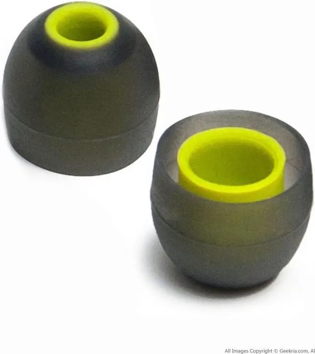 Alt view image 3 of 6 - Geekria® 3 Pairs Replacement Silicone Eartips Earbuds Compatible with JayBird BlueBuds X, X2 Bluetooth Sport Headphones (Size M)