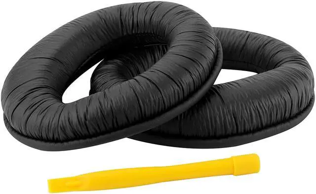 Alt view image 5 of 7 - Geekria QuickFit Leatherette Replacement Ear Pads for Sony MDR-RF6000, RF6500, RF7000, RF7100, MDR-DS6000, DS6500, DS7000, DS7100, XD150, XD200 Headphones Earpads, Repair Parts (Black)