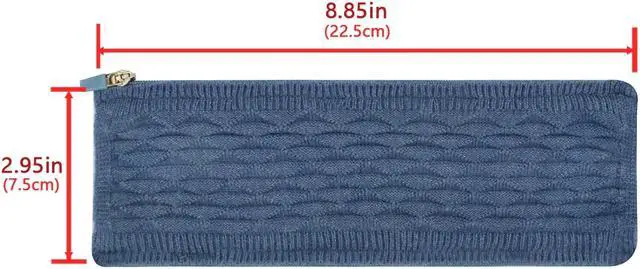 Alt view image 3 of 6 - Geekria Knit Fabric Headband Pad Compatible with Sony WH1000XM3, WH1000XM2, MDR1000X, WHCH700N Headphone Replacement Headband / Headband Cushion / Replacement Pad Repair Parts (Blue)