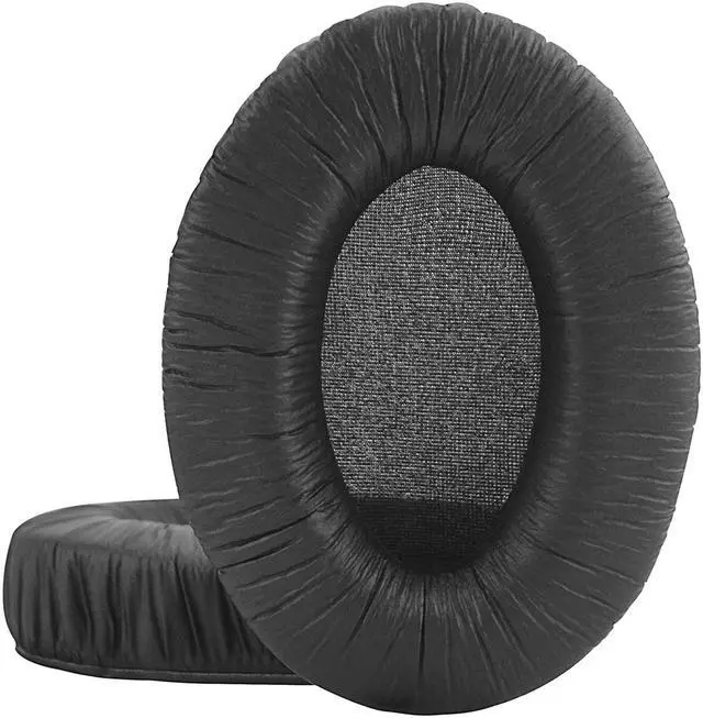 Alt view image 3 of 6 - Geekria QuickFit Leatherette Replacement Ear Pads for Sennheiser HDR120 RS120 RS110 RS115 HDR110 HDR115 RS100 Headphones Earpads, Headset Ear Cushion Repair Parts (Black)