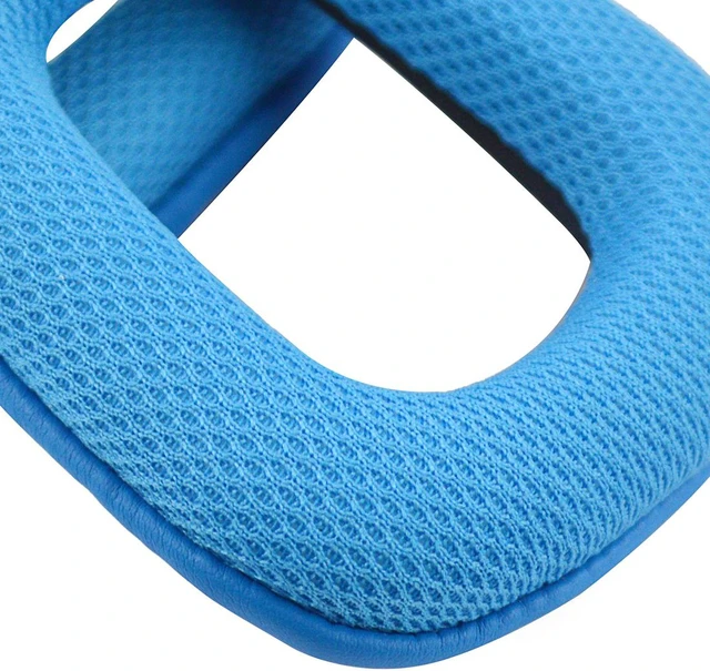 Alt view image 4 of 9 - Geekria Earpad + Headband Compatible with Logitech G430 G930 Headphones Ear Cushion + Replacement Headband Pads/ Repair Parts Suit (Blue)
