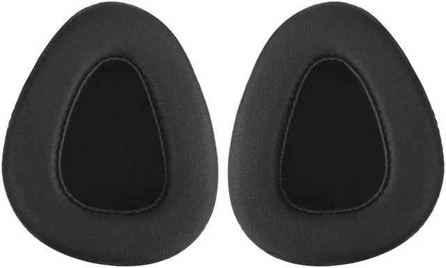 Alt view image 6 of 7 - Geekria QuickFit Protein Leather Replacement Ear Pads for Skullcandy Aviator, Aviator 2, Aviator2.0 Headphones Ear Cushions, Headset Earpads, Ear Cups Repair Parts (Black)