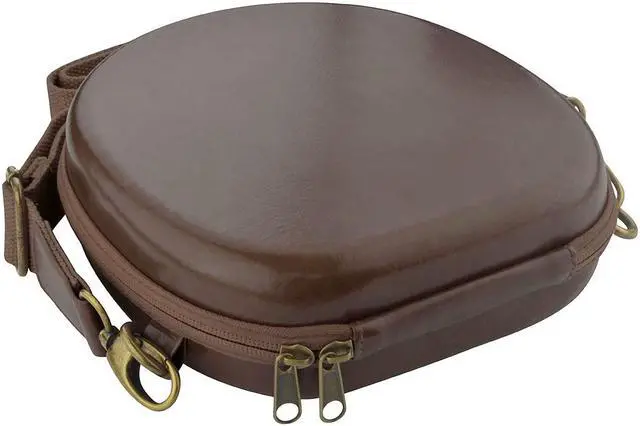 Alt view image 7 of 9 - Geekria Shield Headphones Case Compatible with Bose QC45, QC 35 II Gaming, QC 35 II, QC 35 Case Replacement Hard Shell Travel Carrying Bag with Cable Storage (Brown)