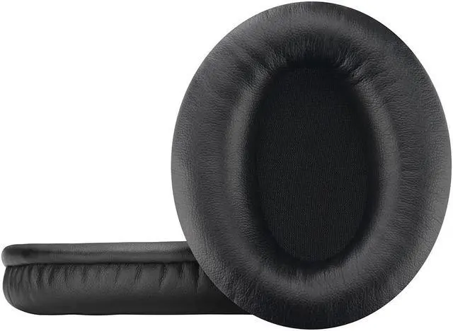 Alt view image 5 of 6 - Geekria QuickFit Protein Leather Replacement Ear Pads for HyperX Cloud Flight, Cloud Flight S, Cloud Stinger Gaming Headphones Ear Cushions, Headset Earpads, Ear Cups Repair Parts (Black )