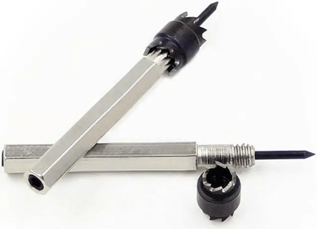 Alt view image 6 of 9 - 13 in 1 Stainless Steel Drill Bits Tapper Carbide High Speed Steel Opener (Black)
