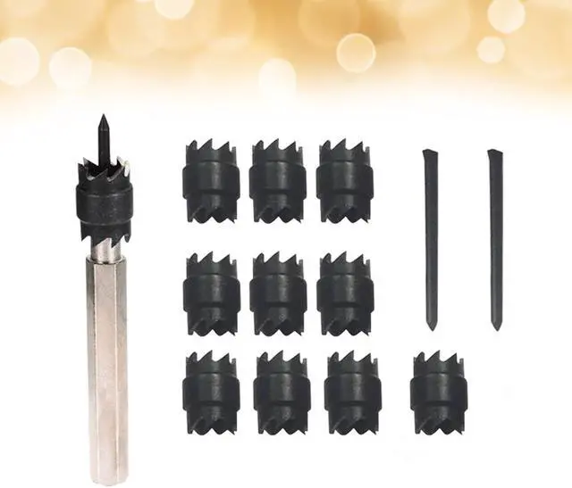 Alt view image 7 of 9 - 13 in 1 Stainless Steel Drill Bits Tapper Carbide High Speed Steel Opener (Black)