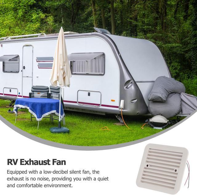 Alt view image 4 of 9 - Universal Side Air Vent Ventilation Exhaust Fan 12V for RV Trailer Camper