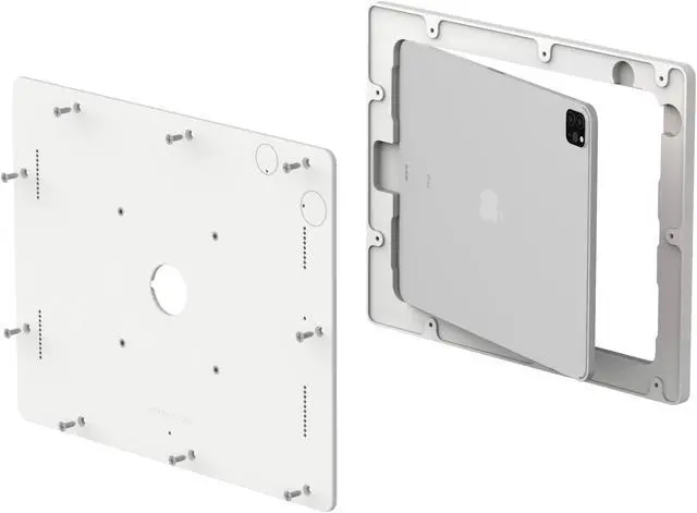 Alt view image 5 of 5 - VidaMount White VESA Enclosure compatible with iPad Pro 12.9" (4th/5th/6th Gen)