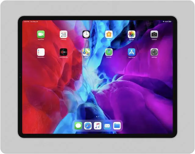 Alt view image 2 of 6 - VidaMount Light Grey Exposed Rear Camera VESA Enclosure compatible with iPad Pro 12.9" (4th Gen)