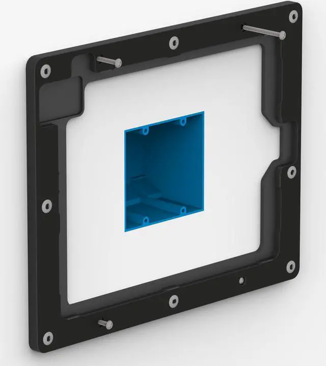 Alt view image 6 of 7 - VidaMount Black On-Wall Tablet Mount compatible with iPad Pro 12.9" (4th/5th/6th Gen)