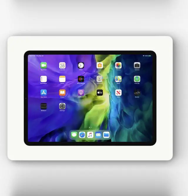 Alt view image 2 of 7 - VidaMount White On-Wall Tablet Mount compatible with iPad Pro 11" (1st/2nd/3rd/4th Gen) & Air 10.9" (4th/5th Gen)