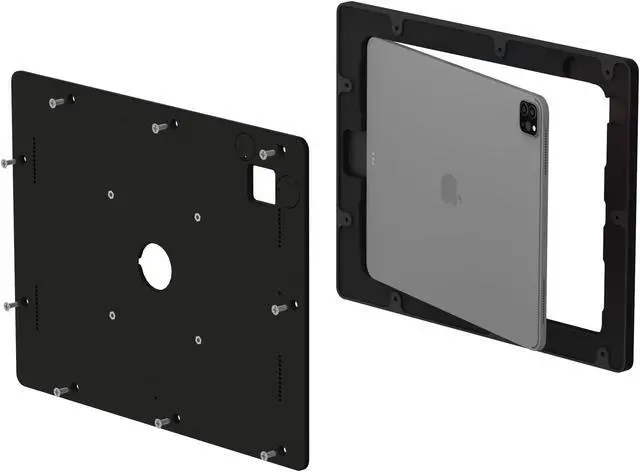 Alt view image 6 of 6 - VidaMount Black Exposed Rear Camera VESA Enclosure compatible with iPad Pro 12.9" (4th Gen)