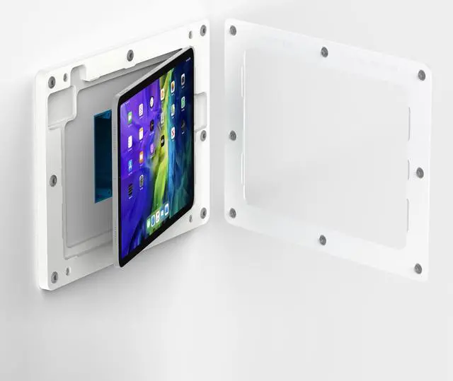 Alt view image 5 of 7 - VidaMount White On-Wall Tablet Mount compatible with iPad Pro 11" (1st/2nd/3rd/4th Gen) & Air 10.9" (4th/5th Gen)