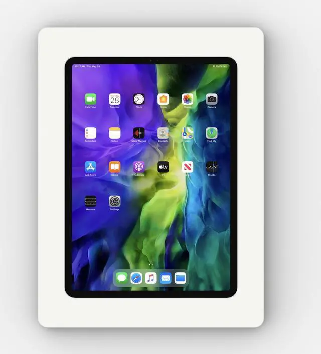 Alt view image 3 of 7 - VidaMount White On-Wall Tablet Mount compatible with iPad Pro 11" (1st/2nd/3rd/4th Gen) & Air 10.9" (4th/5th Gen)