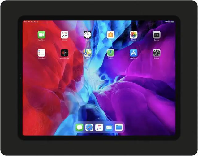 Alt view image 2 of 6 - VidaMount Black Exposed Rear Camera VESA Enclosure compatible with iPad Pro 12.9" (4th Gen)