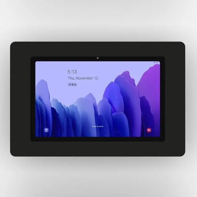 Alt view image 2 of 7 - VidaMount Black Enclosure and Tilting VESA Slim Wall Mount [Bundle] compatible with Samsung Galaxy Tab A7 10.4