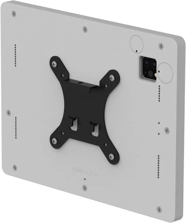 Alt view image 6 of 7 - VidaMount Light Grey Exposed Rear Camera Enclosure and Tilting Removable Glass Mount [Bundle] compatible with iPad Pro 11" (1st/2nd/3rd/4th Gen) & Air 10.9" (4th/5th Gen)