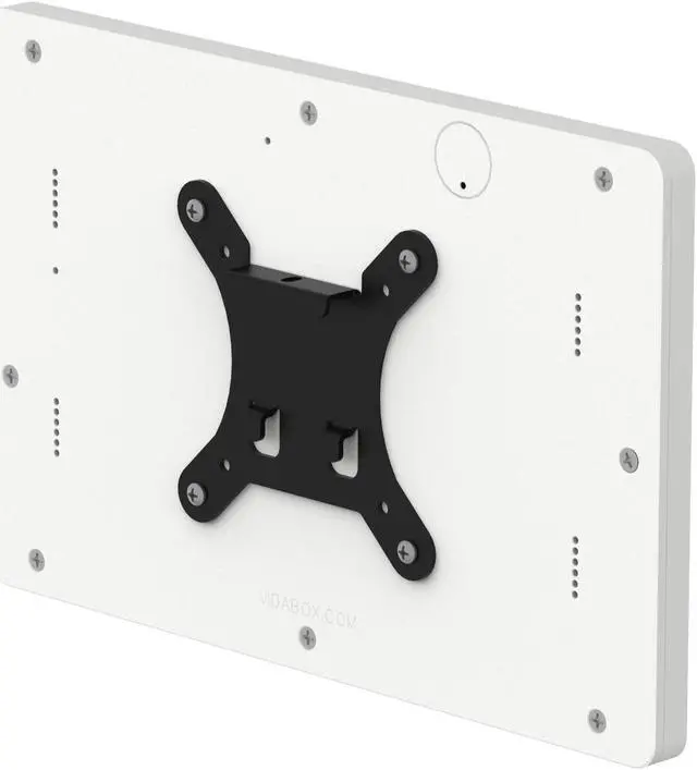 Alt view image 6 of 7 - VidaMount White Enclosure and Tilting VESA Slim Wall Mount [Bundle] compatible with Samsung Galaxy Tab A7 10.4