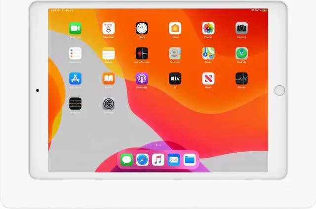 Alt view image 2 of 6 - VidaMount White Exposed Rear Camera VESA Enclosure compatible with iPad 10.2" (7th & 8th Gen)